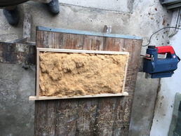 Thermo-Schied mit Dämmstoff Holzfaserwolle